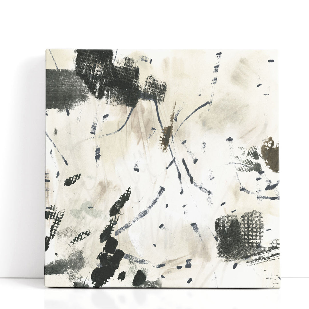 Neutral Scattershot II - Canvas Print Wall Art