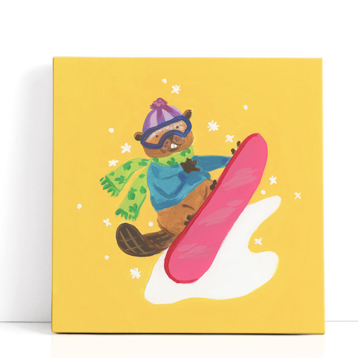 Winter FUN-imals I - Canvas Print Wall Art