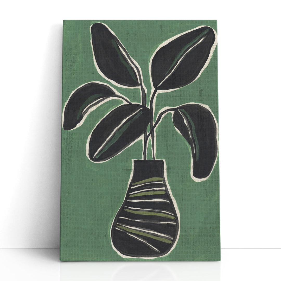 Jade Potted Palm I - Canvas Print Wall Art