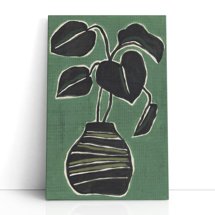 Jade Potted Palm II - Canvas Print Wall Art