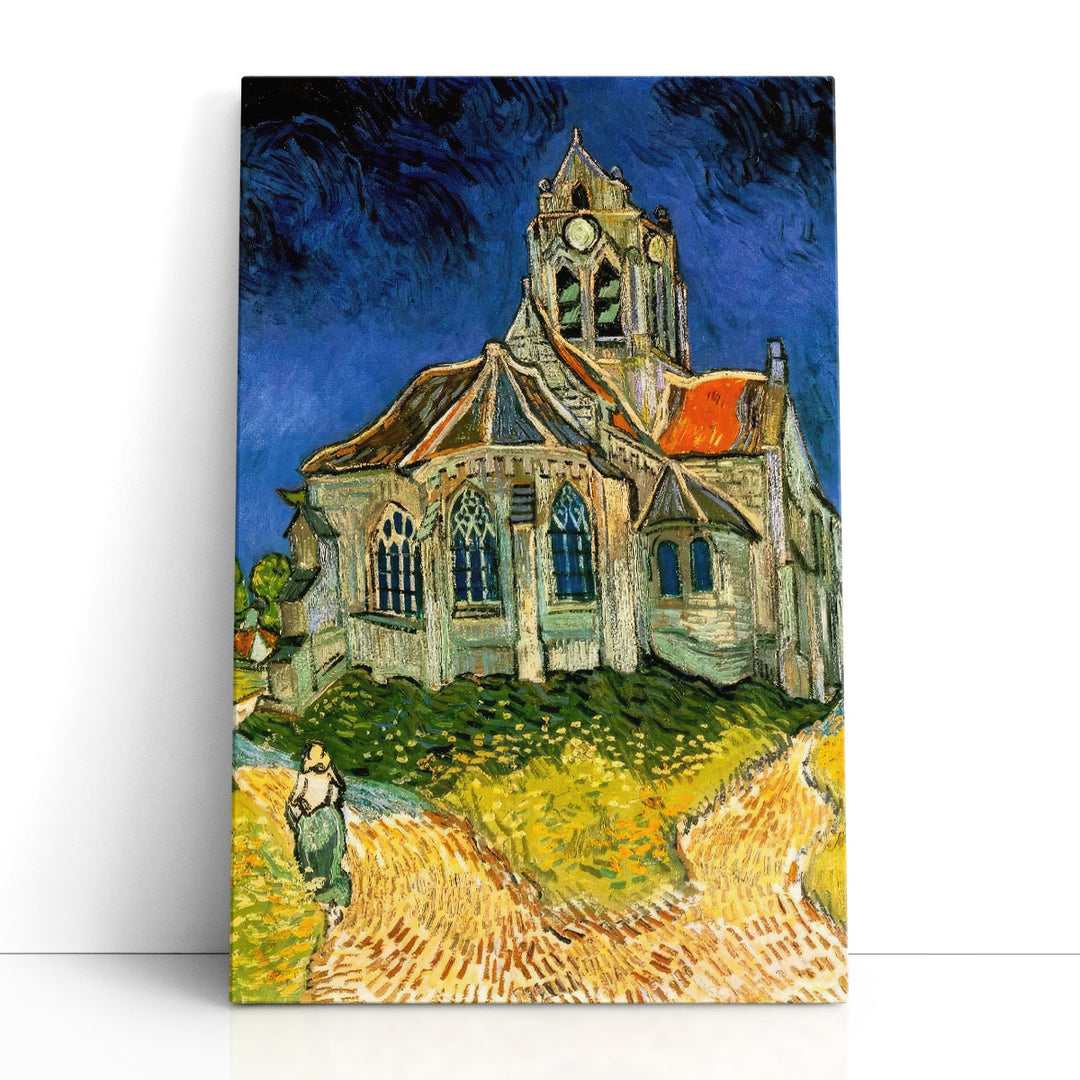 The Church at Auvers, 1890 - Canvas Print Wall Art