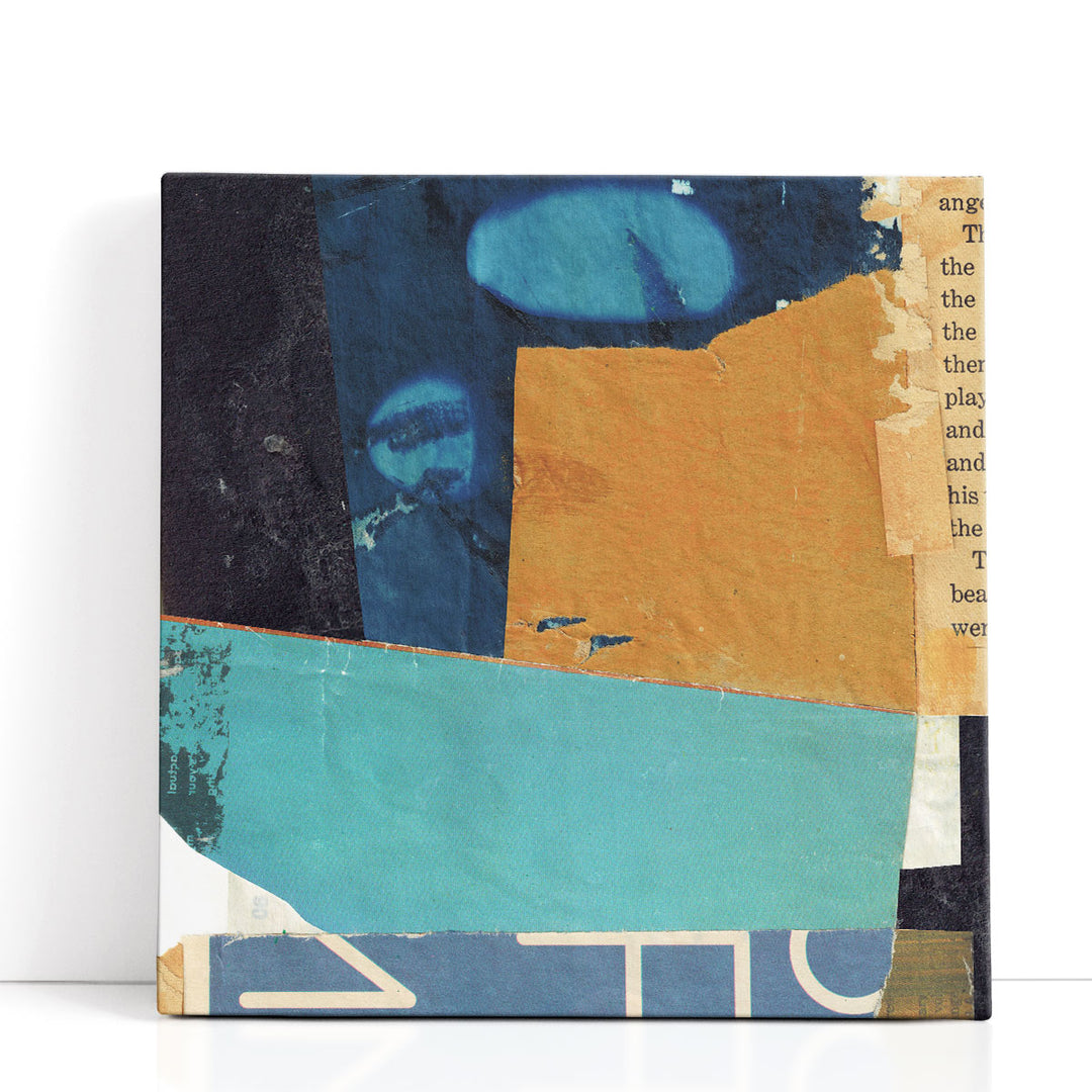 Golden Collage I - Canvas Print Wall Art