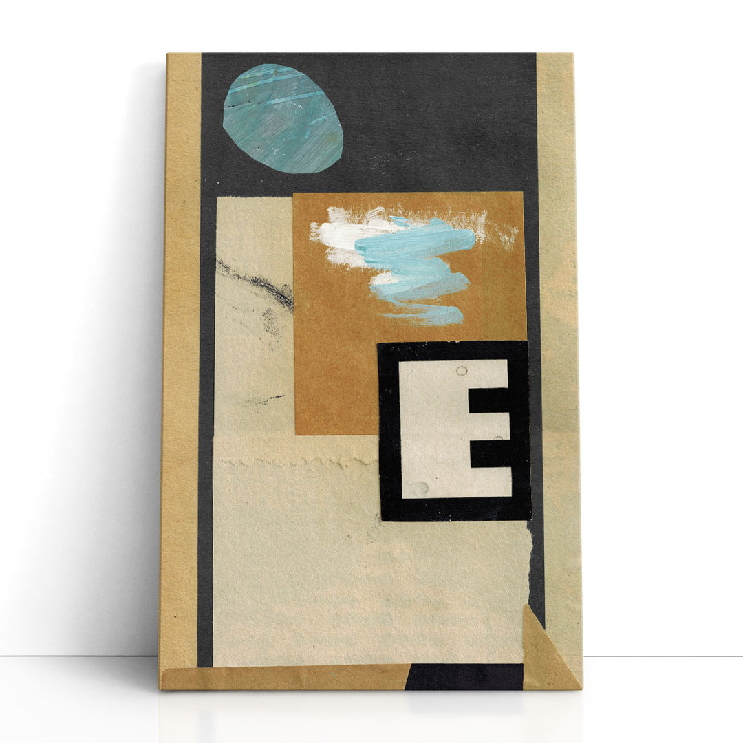 Modern Abstract Wall Art organic brown shapes