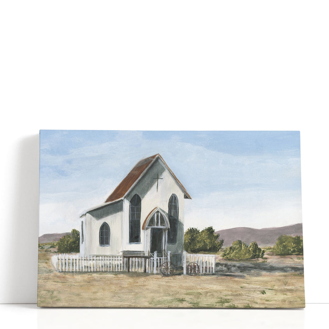 Desert Chapel II - Canvas Print Wall Art