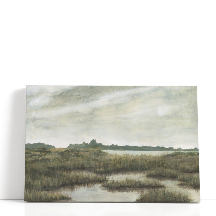 Vintage landscape prints with expansive fields