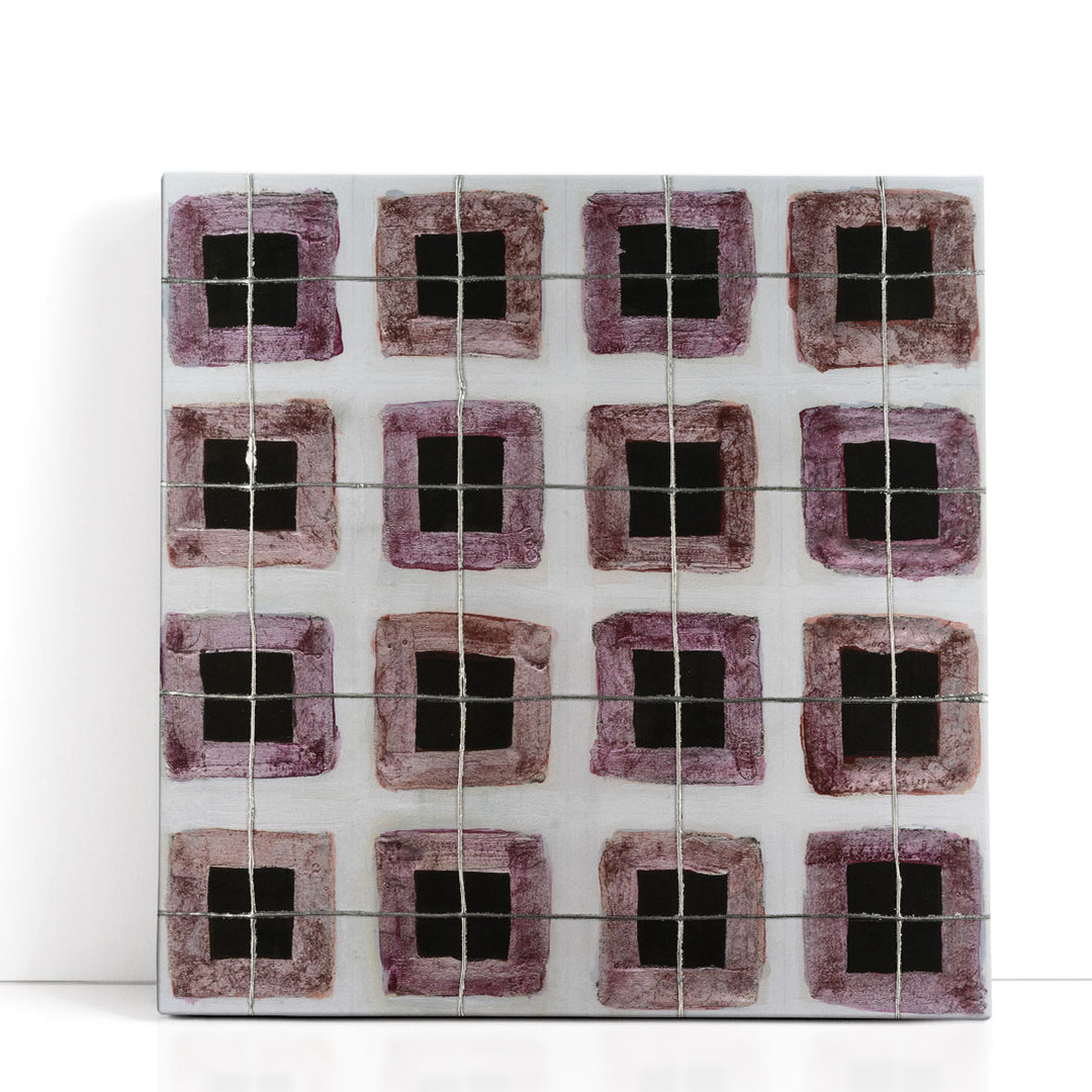 Metallic Plaid I - Canvas Print Wall Art