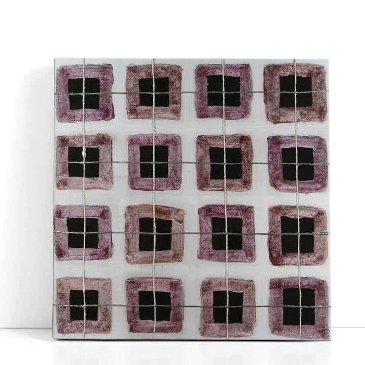 Metallic Plaid I - Canvas Print Wall Art