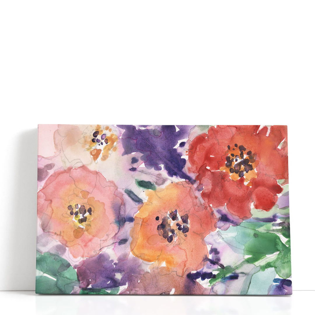 Floral Glamorous I - Canvas Print Wall Art