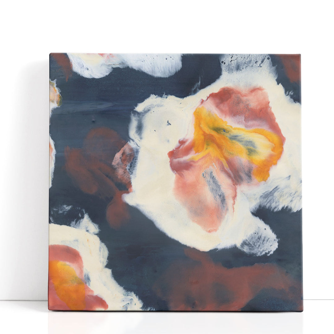 Floral Tiles II - Canvas Print Wall Art