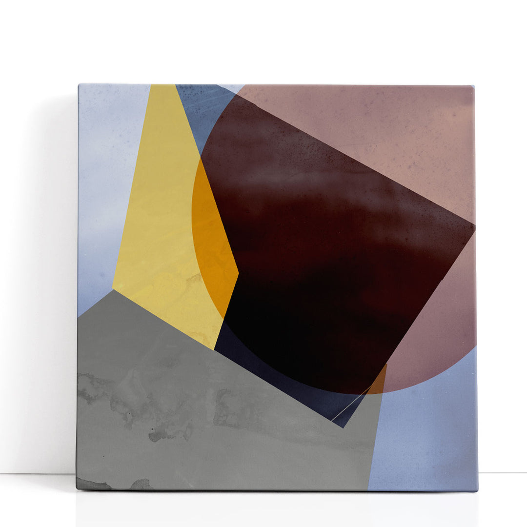 Hard Edge Abstract Artwork bold color block design