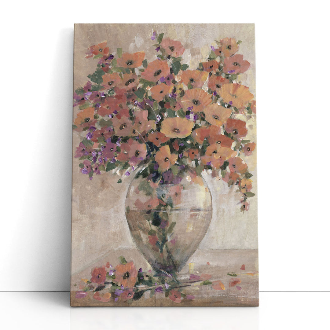 Flower Decoration I - Canvas Print Wall Art