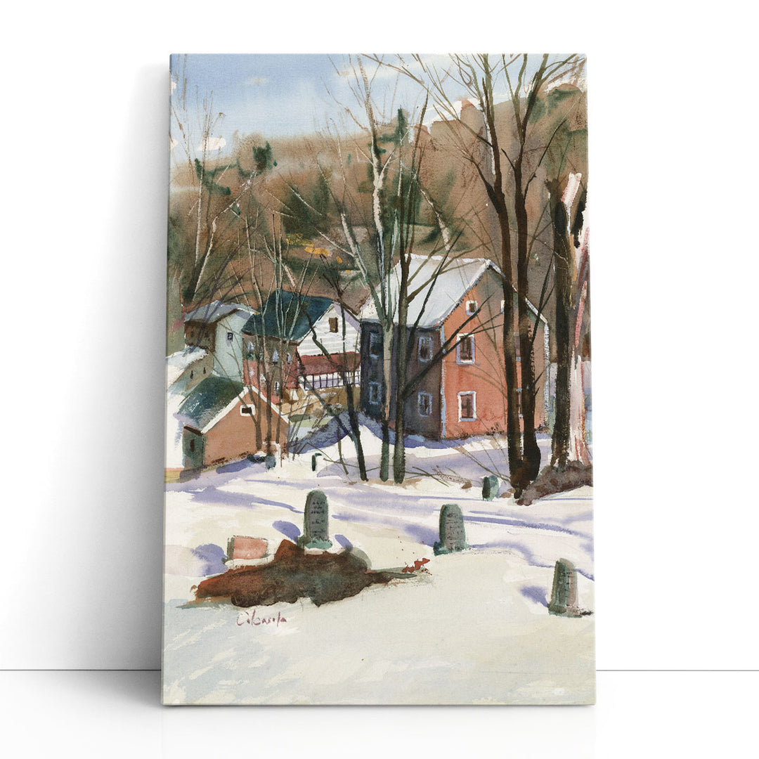 Cummintgton Cemetary - Canvas Print Wall Art