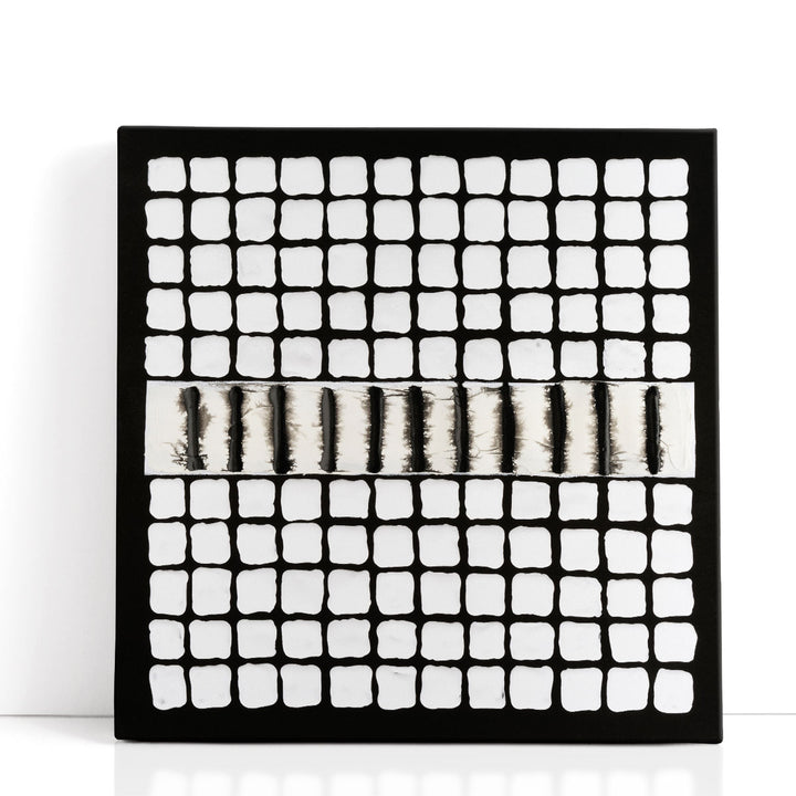 Encounter I Black and White- Canvas Print Wall Art