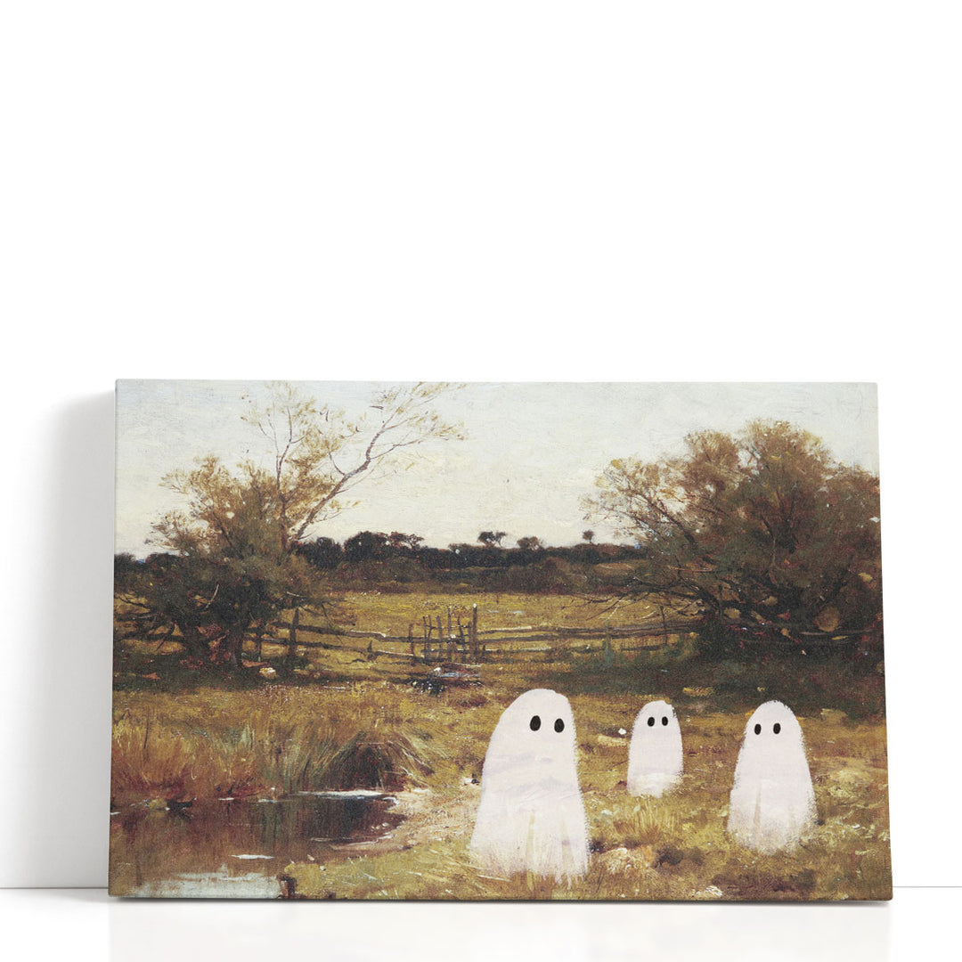 Antique Ghosties I - Canvas Print Wall Art