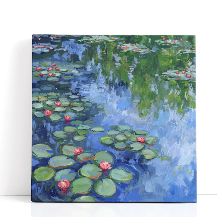 Serene Water Lillies II - Canvas Print Wall Art