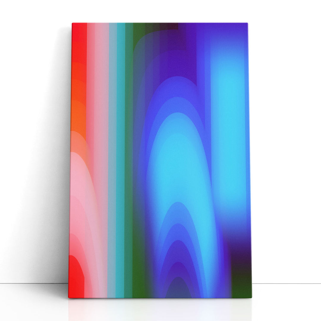 Blue Digital Prints on Canvas vivid gradient design
