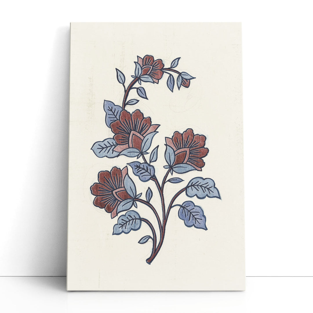 Hand Drawn Blooms II - Canvas Print Wall Art