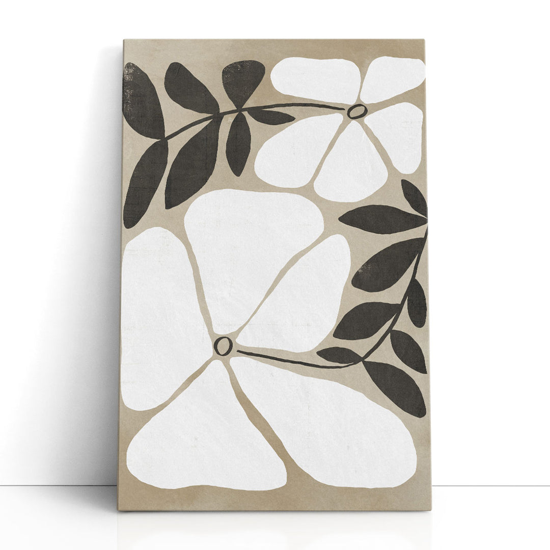 Melty Blooms II - Canvas Print Wall Art