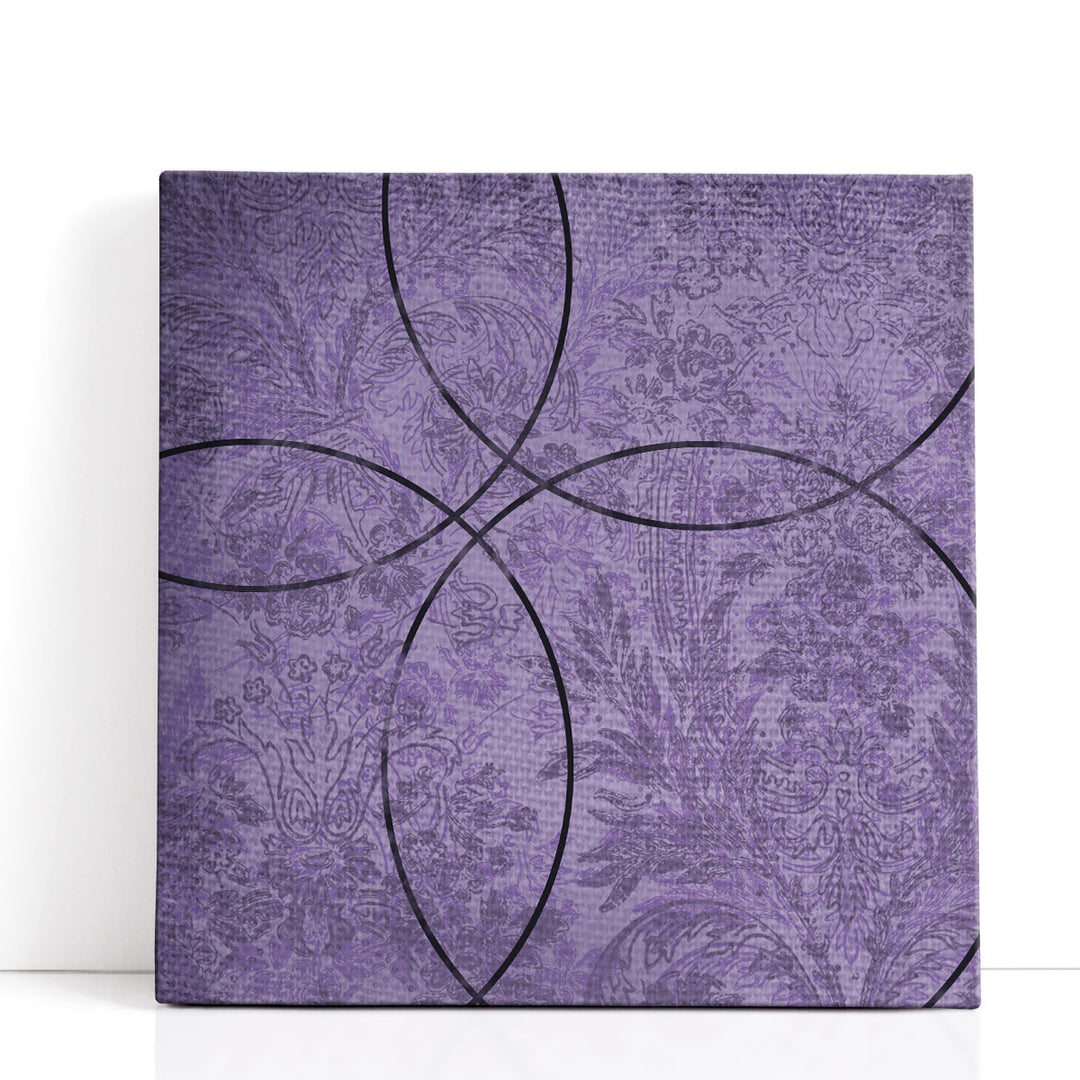 Vibrant Purple Square 4 - Canvas Print Wall Art