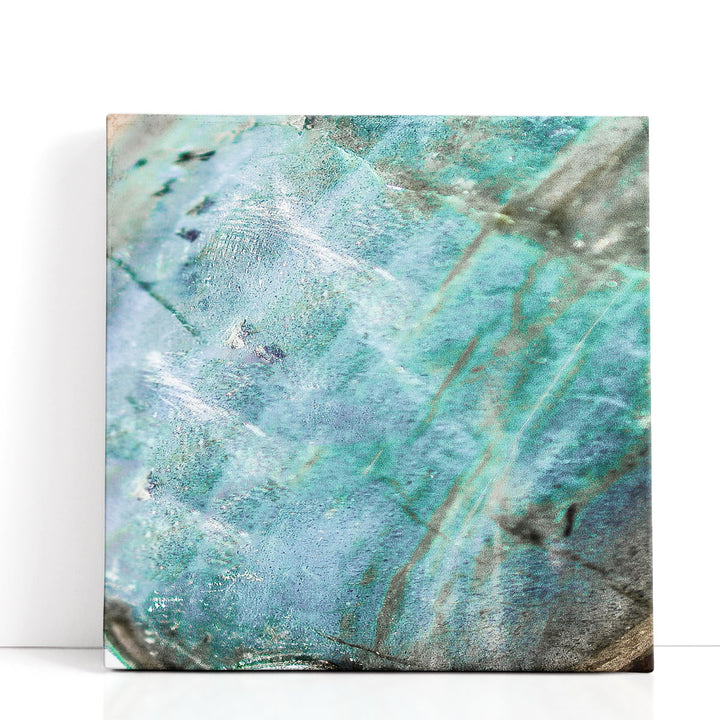 Teal Gem 1 - Canvas Print Wall Art