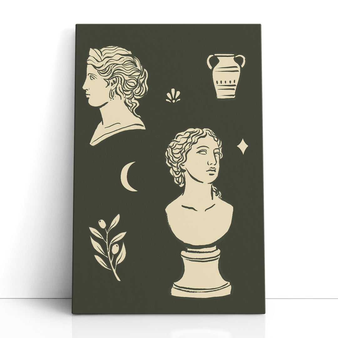 Statuary Collective I - Canvas Print Wall Art