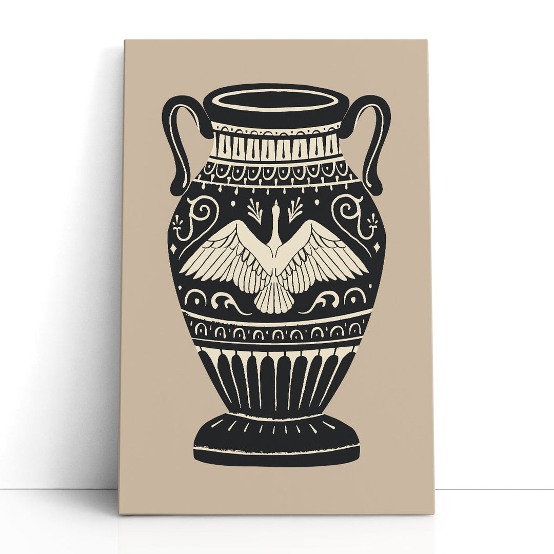 Swan Pottery I - Canvas Print Wall Art