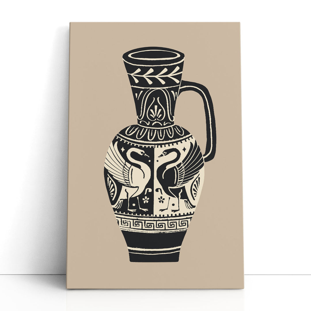 Swan Pottery II - Canvas Print Wall Art