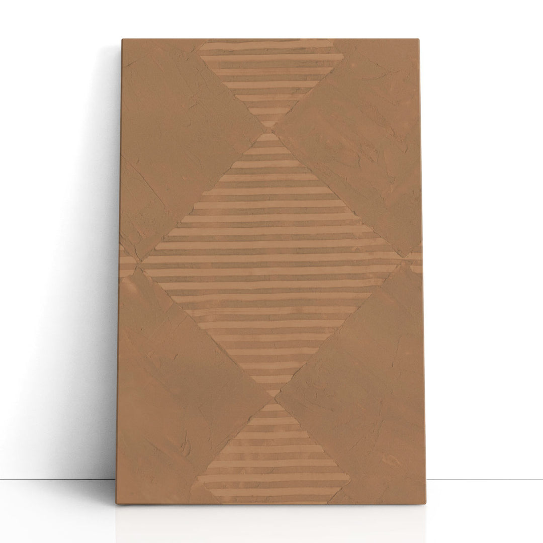 Terracotta Etching II - Canvas Print Wall Art