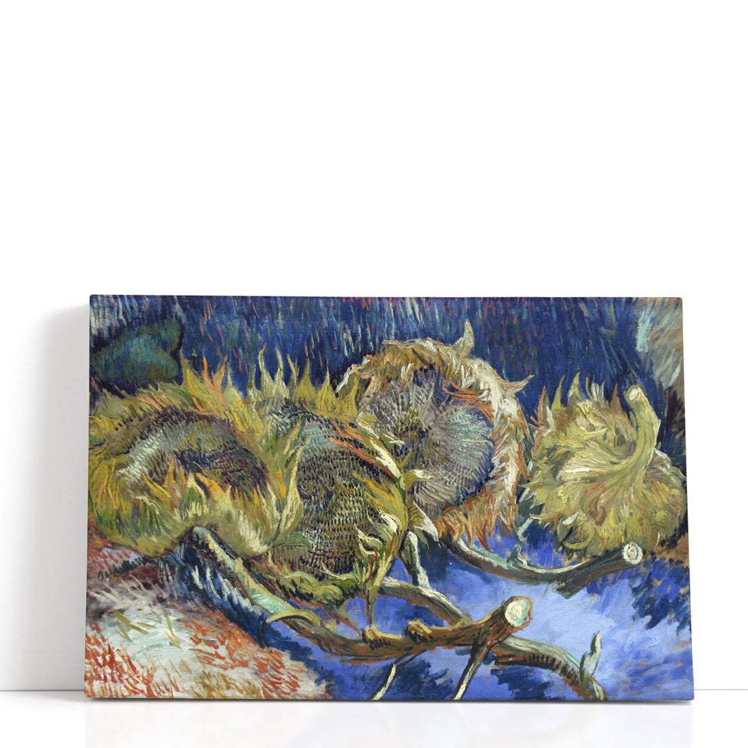 Four Withered Sunflowers, 1887 - Canvas Print Wall Art