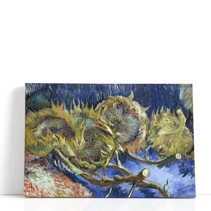 Four Withered Sunflowers, 1887 - Canvas Print Wall Art