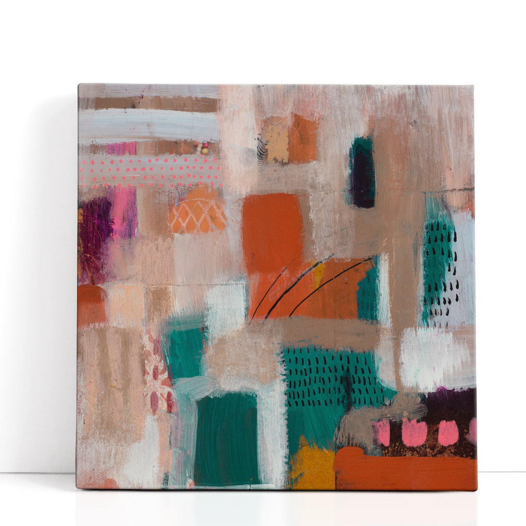 Colorful Canvas Wall Art – vibrant brushstrokes in bold colors