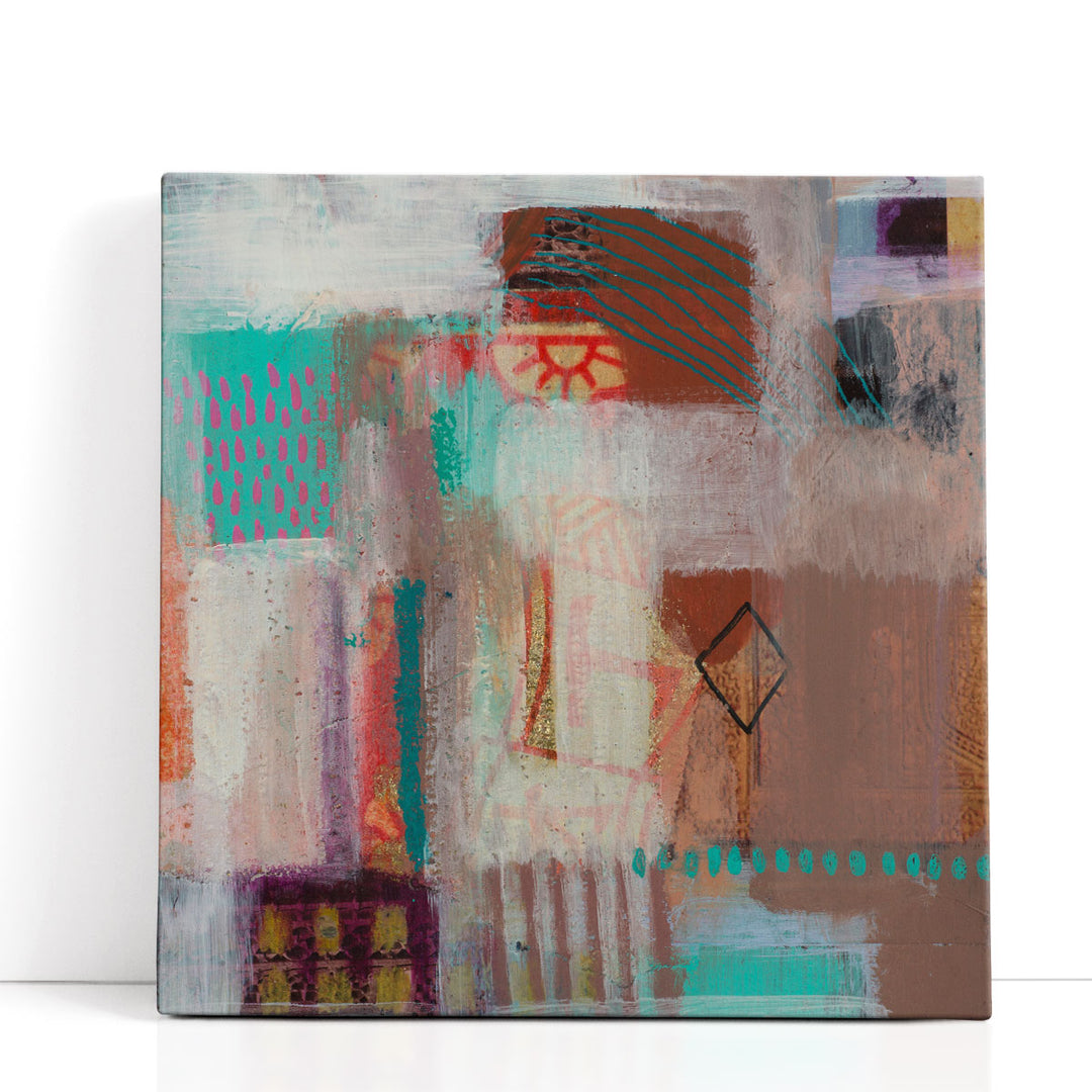 Colorful Abstract Canvas Prints – expressive multicolor brushwork
