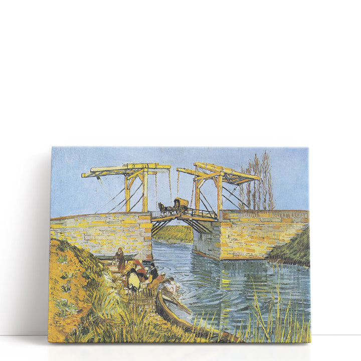 The Langlois Bridge at Arles with Women Washing, 1888 - Canvas Print Wall Art