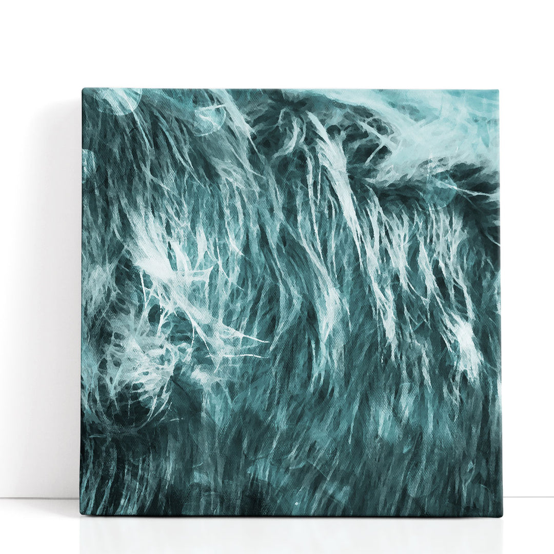 Iceberg Teal - Canvas Print Wall Art