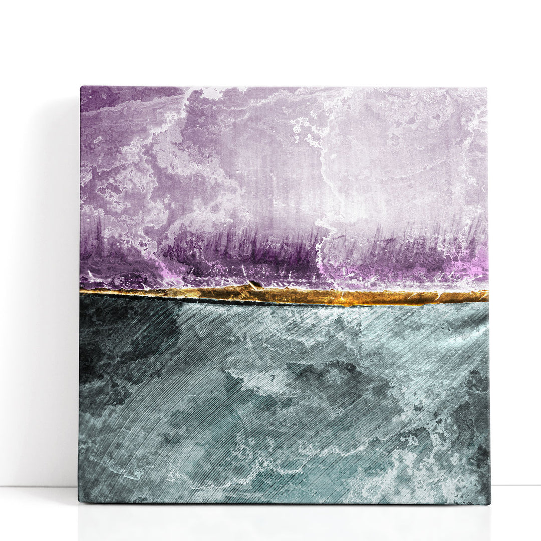 Purple neutral wall art serene composition