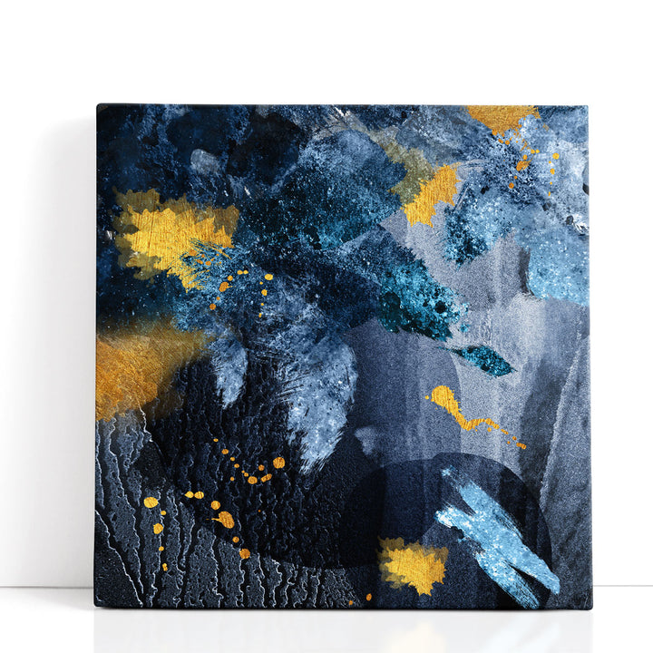marble wall art swirling gray veins