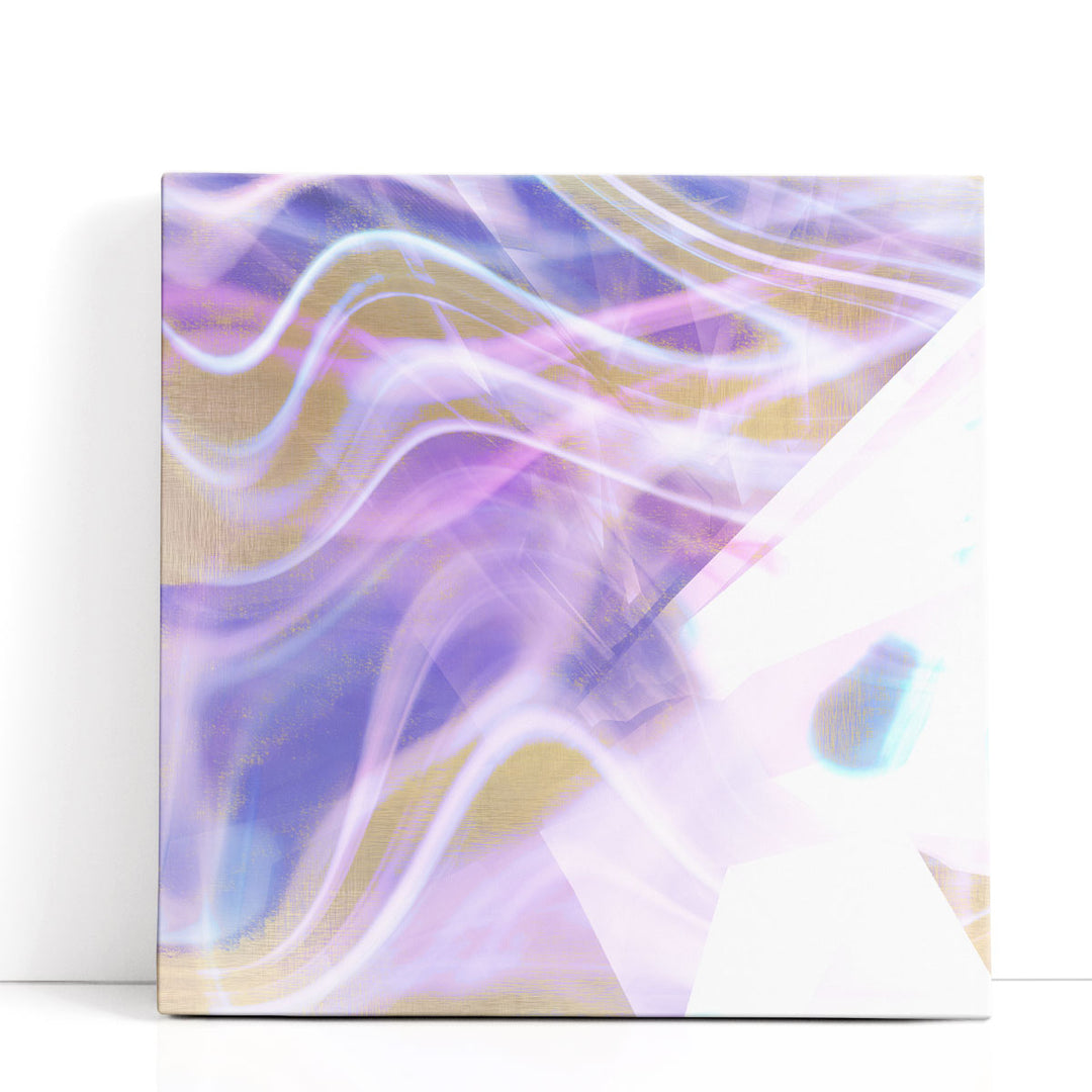 Purple abstract art prism gradient design