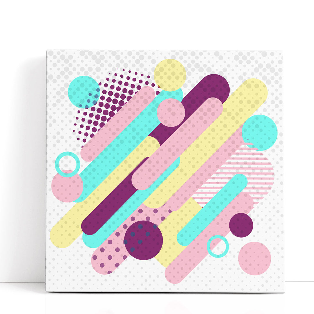 Abstract prints with bold color blocks