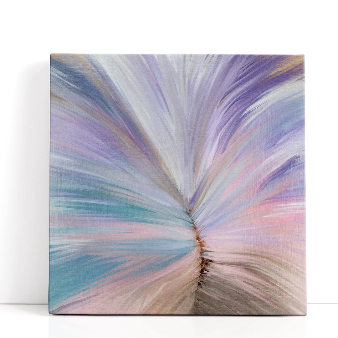 Modern abstract canvas wall art neutral bedroom