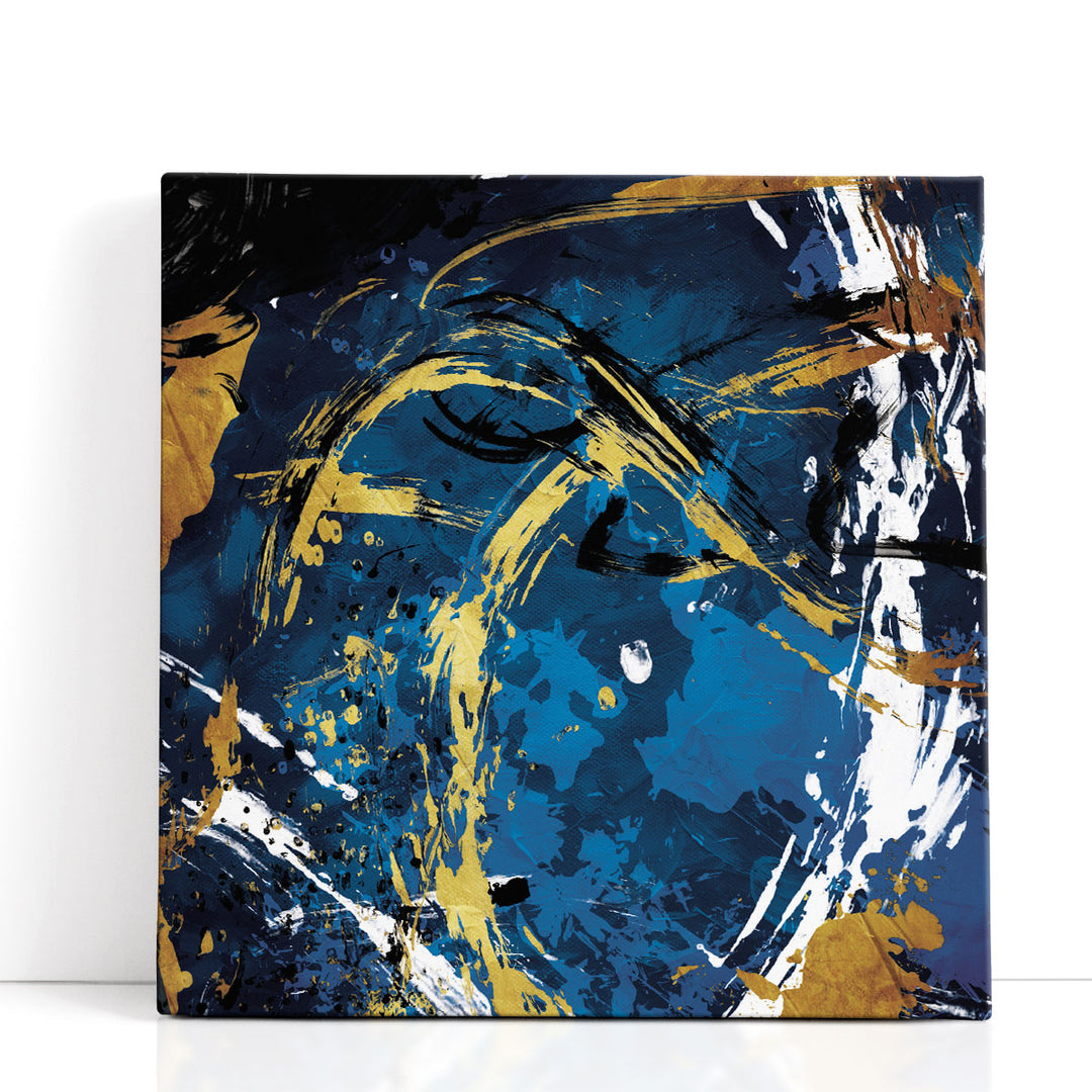 Marble Wall Decor – flowing gold and black marble texture
