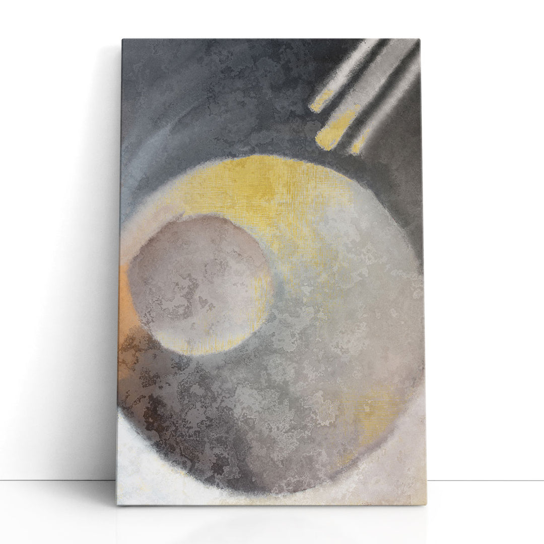 Concrete Circle 2 - Canvas Print Wall Art