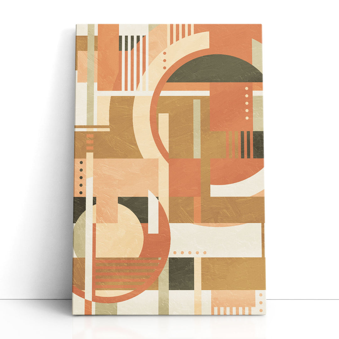 Geo Puzzle Boho Style - Canvas Print Wall Art