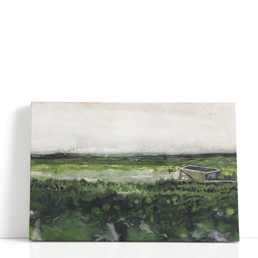 Landscape with Wheelbarrow, 1883 - Canvas Print Wall Art