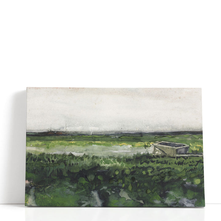 Landscape with Wheelbarrow, 1883 - Canvas Print Wall Art