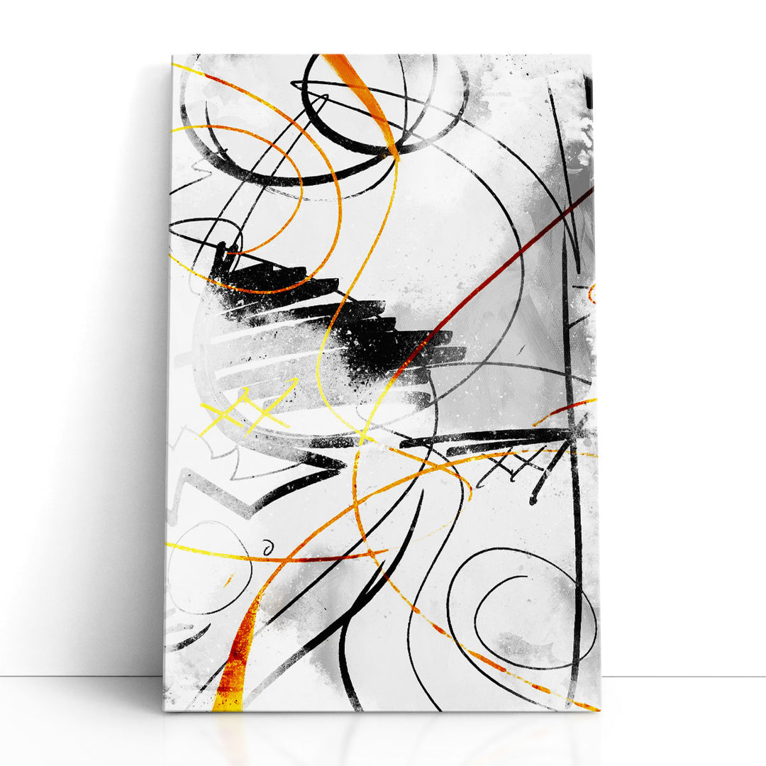 line art wall decor minimalist black strokes