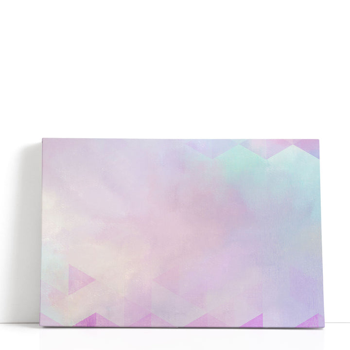 Purple abstract art with clean shapes