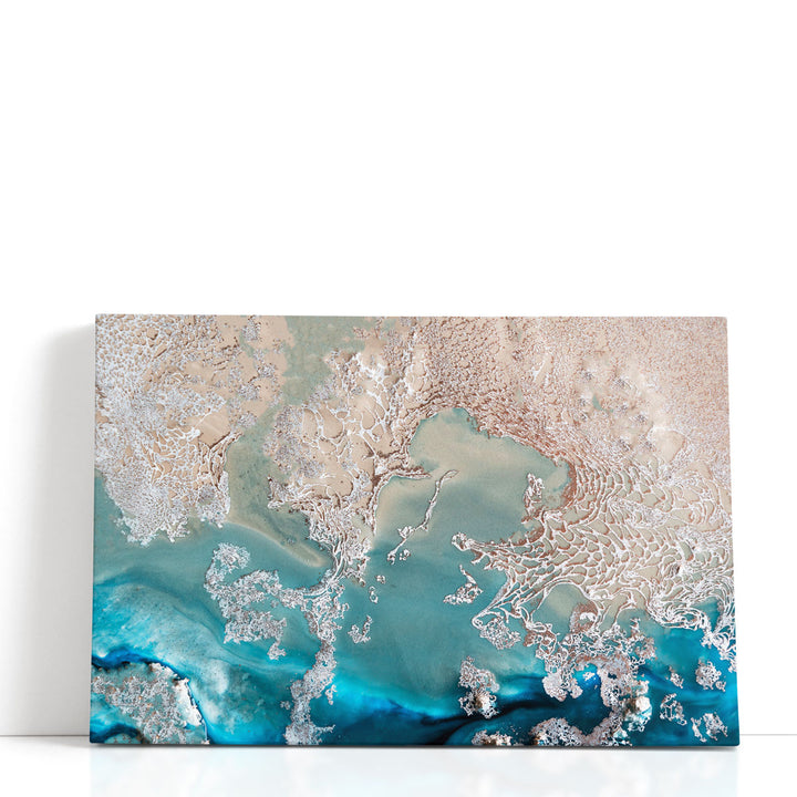 coastal wall art serene beach design