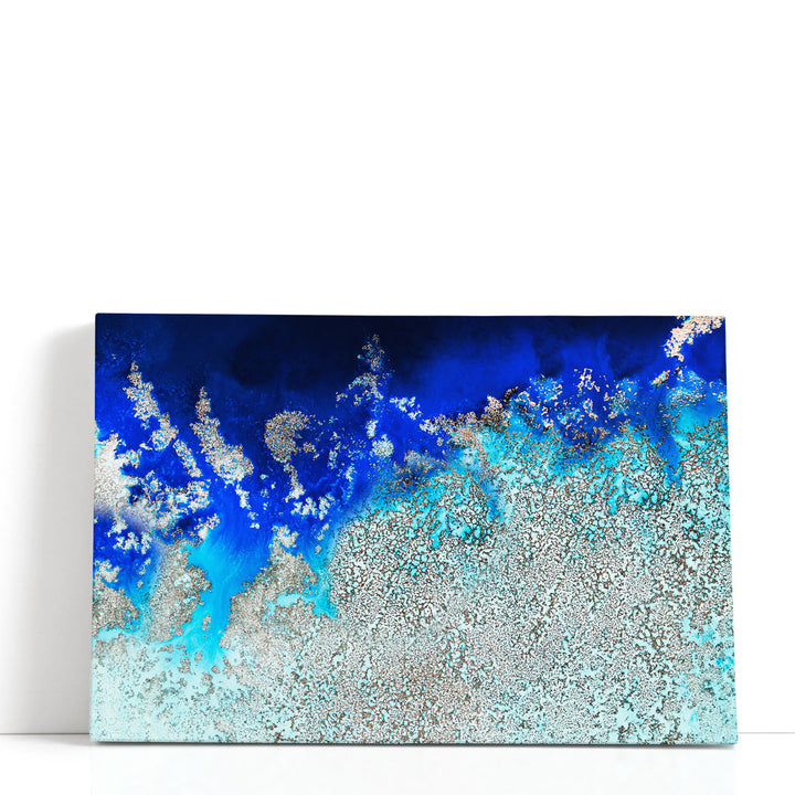 Blue Coral Wall Decor ocean-inspired hallway accent