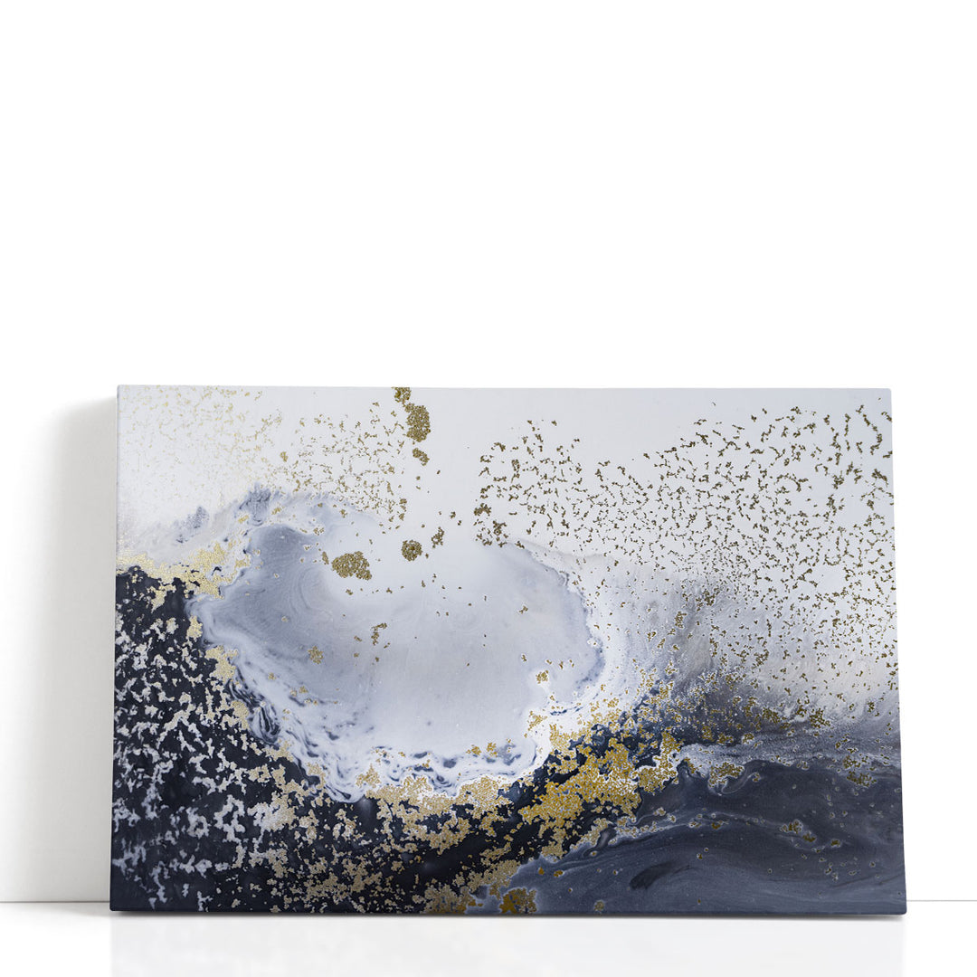 Abstract wall decor in textured white
