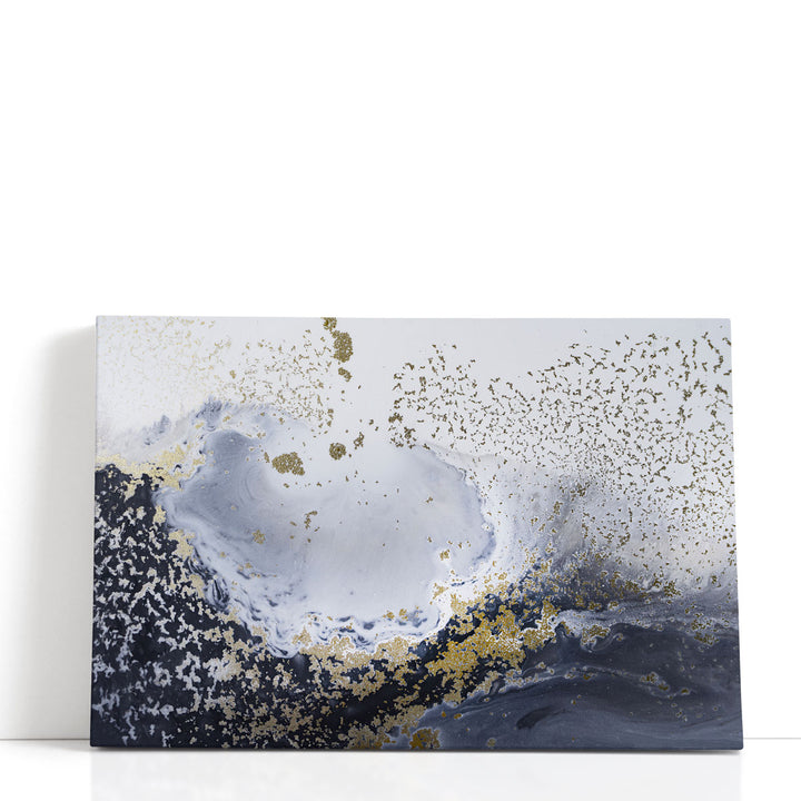 Abstract wall decor in textured white